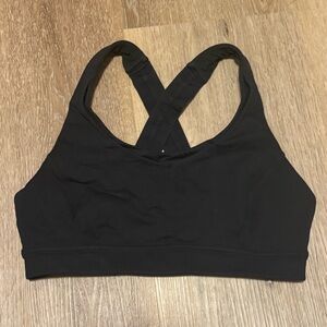 lululemon athletica Stash Black Sports Bra. Size 6